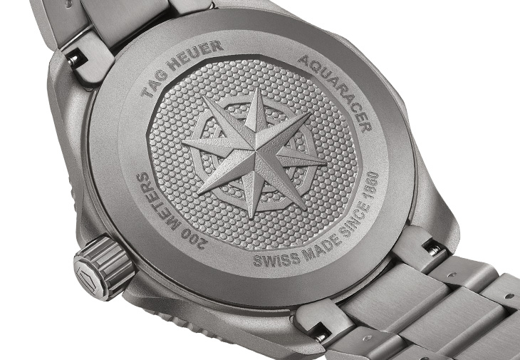 TAG Heuer泰格豪雅Aquaracer Professional 200 Solargraph 太陽能腕錶冰藍面款