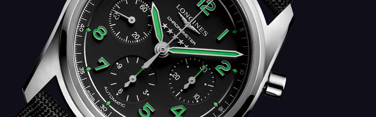 浪琴表Spirit Pioneer Edition鈦金屬計時腕錶