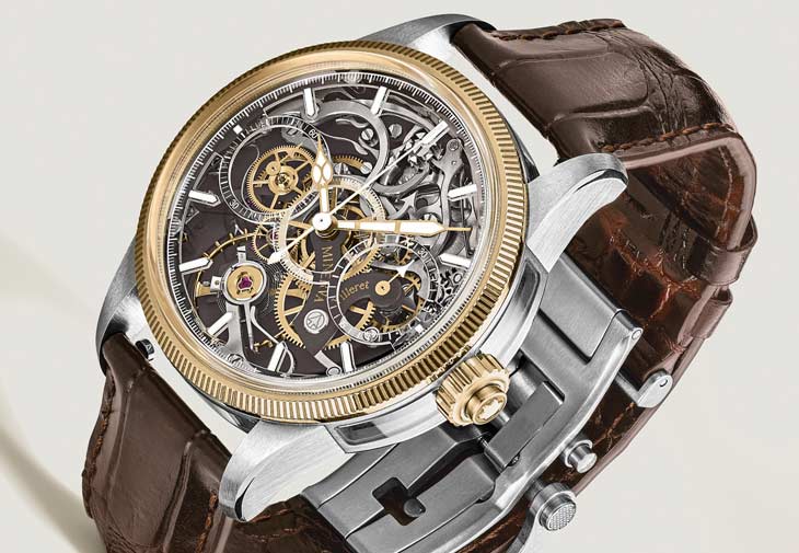 萬寶龍MONTBLANC 1858系列單按把計時腕錶Unveiled Minerva限量版