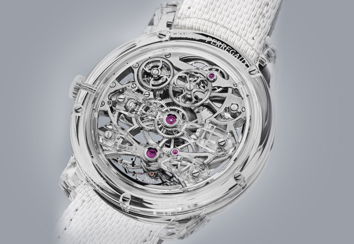 芝柏表 GIRARD-PERREGAUX 藍寶石水晶 陀飛輪 Bridges 金橋 Quasar Light