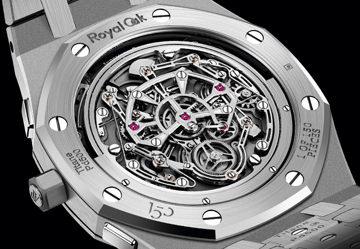 AUDEMARS PIGUET愛彼Royal Oak皇家橡樹系列「JUMBO」超薄自動上鏈飛行陀飛輪計時碼錶RD#5「150週年紀念」款