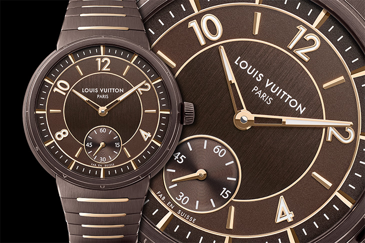 源自經典硬箱的棕色陶瓷 LOUIS VUITTON Tambour Ceramic陶瓷腕錶 陶瓷運動錶特集之六