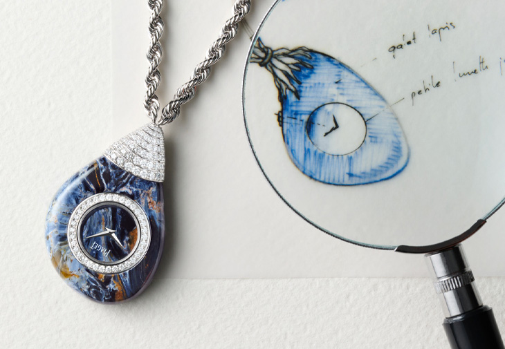 伯爵表PIAGET Swinging Pebbles系列長項鍊時計