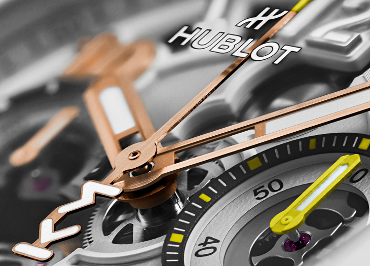 HUBLOT宇舶Big Bang Reloaded姆巴佩限量計時碼錶「皇金與白陶瓷」