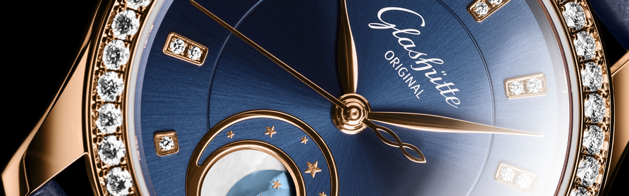 GLASHÜTTE ORIGINAL格拉蘇蒂原創Serenade Luna小夜曲月相腕錶