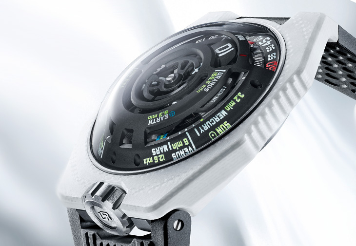 URWERK UR-100V LightSpeed 白陶瓷腕錶