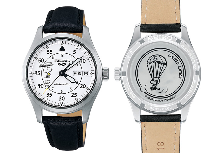 SEIKO 5 Sports 55周年 x PEANUTS紀念錶款SRPK27K1