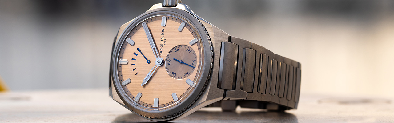 ARNOLD & SON亞諾錶Longitude Titanium航海家鈦金屬腕錶