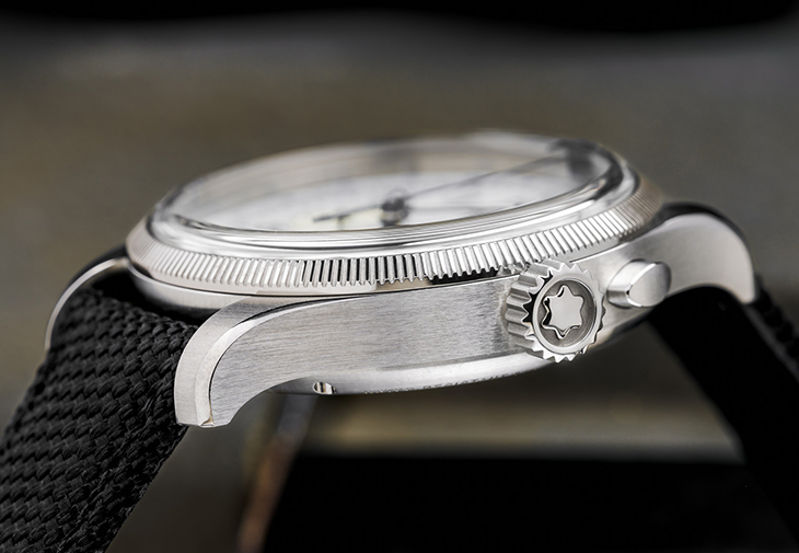 萬寶龍MONTBLANC 1858 Minerva單按把計時腕錶「Blue Arrow」P.05 for Collective