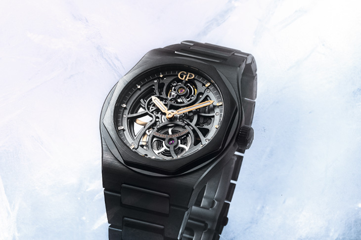 GP芝柏表Laureato Skeleton桂冠系列鏤空腕錶Winterace特別版