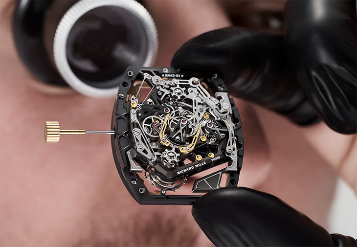 RICHARD MILLE RM 43-01 Ferrari陀飛輪雙秒追針計時碼錶