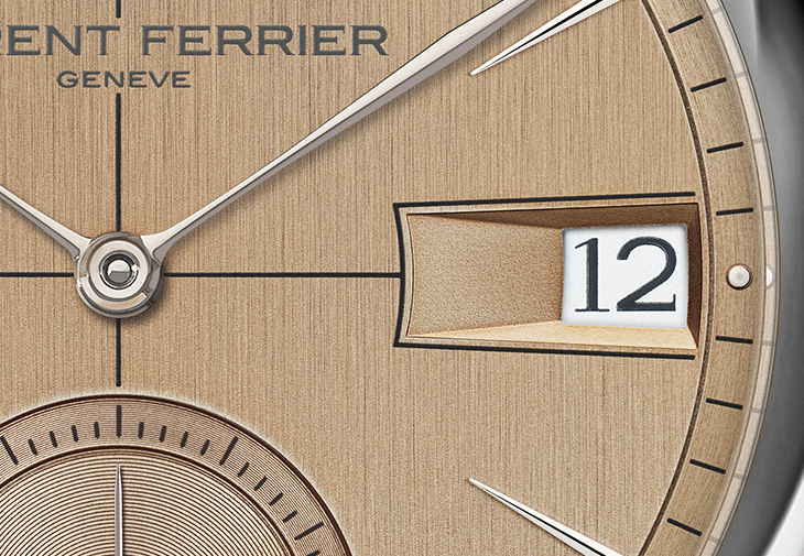 LAURENT FERRIER羅倫斐Classic Auto Sandstone日期自動腕錶