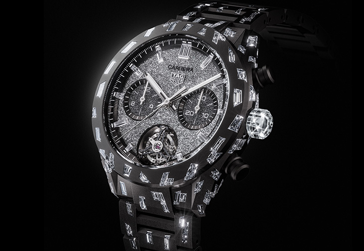 TAG Heuer Carrera Plasma前衛鑽石陀飛輪計時腕錶