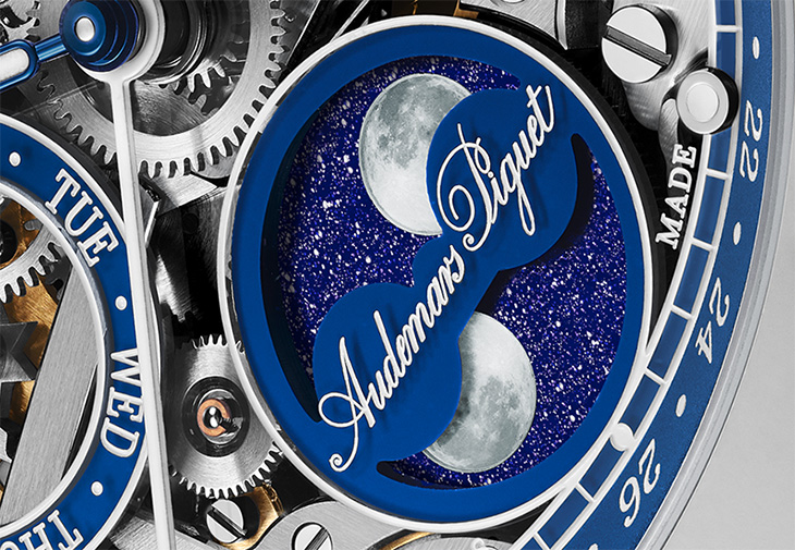 愛彼AUDEMARS PIGUET 皇家橡樹萬年曆「150週年」鏤空腕錶