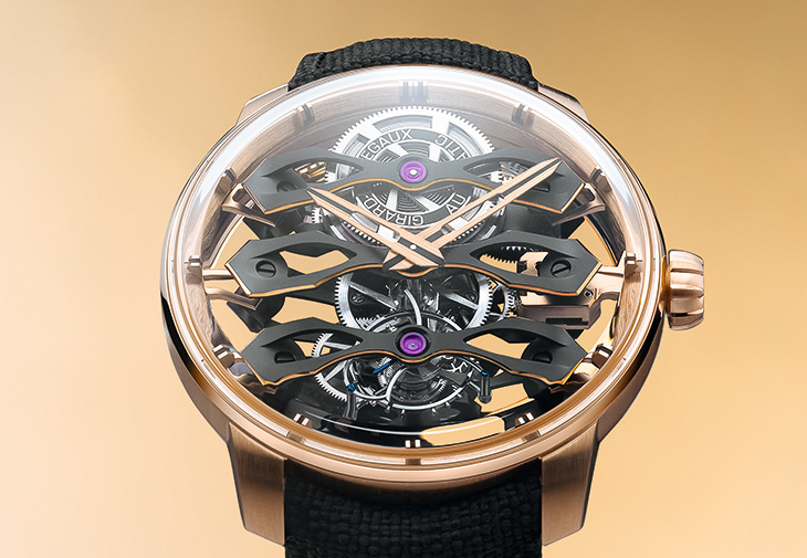 GIRARD-PERREGAUX芝柏表Bridges金橋系列三飛橋陀飛輪腕錶2024GWD特別款