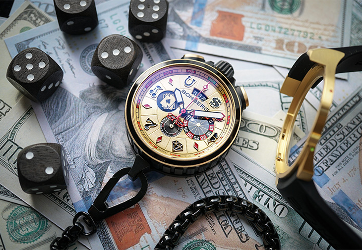 BOMBERG炸彈錶Bolt-68 Casino賭場系列計時腕錶