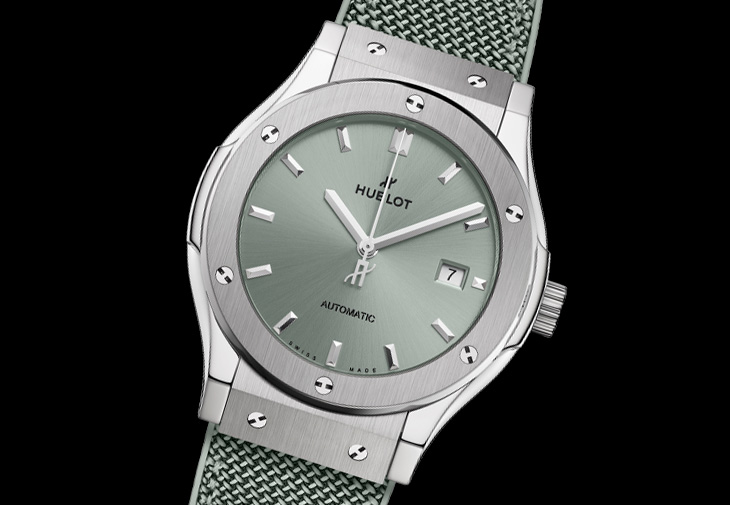 HUBLOT宇舶錶Classic Fusion經典融合系列鼠尾草綠腕錶