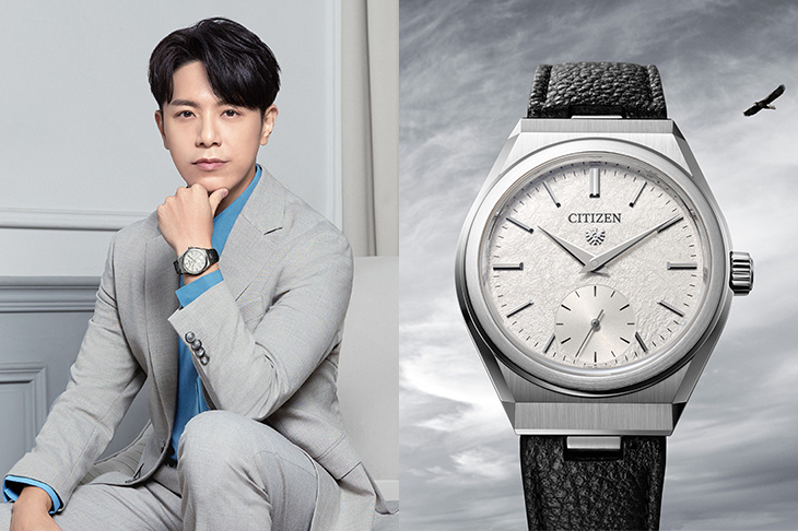 The CITIZEN 30週年限量新作  銀白冰層錶盤機械錶、光動能高精準萬年曆藍染和紙錶盤限定款