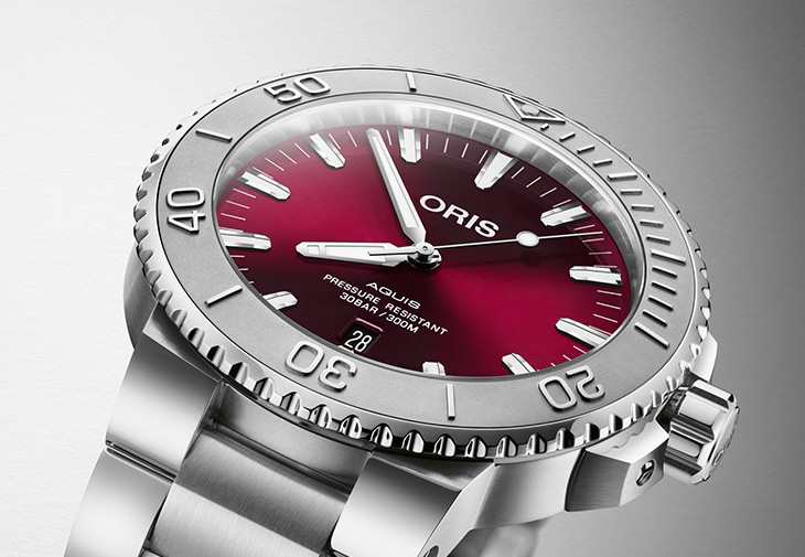 Aquis Cherry日期錶