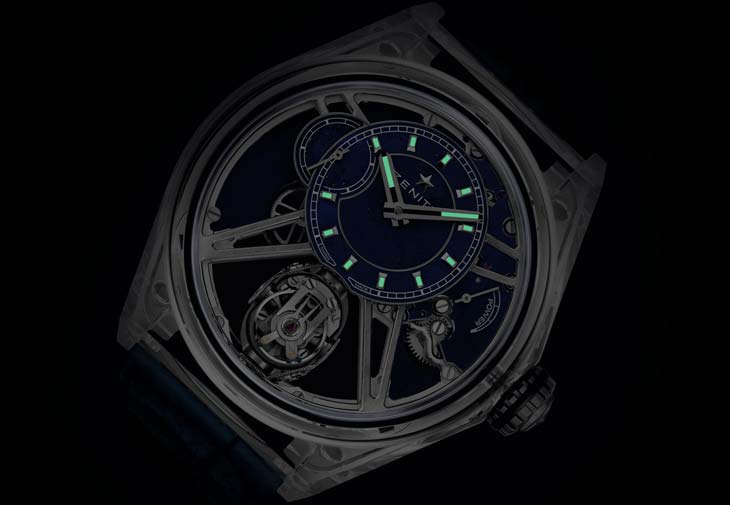 ZENITH真力時Defy Zero G藍寶石零重力陀螺儀腕錶