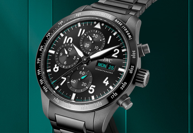 IWC飛行員高性能計時腕錶41「Mercedes-AMG馬石油F1™車隊」特別版