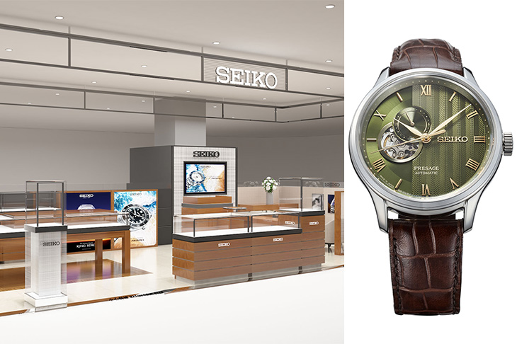 SEIKO遠百信義A13直營店煥新開幕！推出Presage台灣限定款「落羽松」特色款