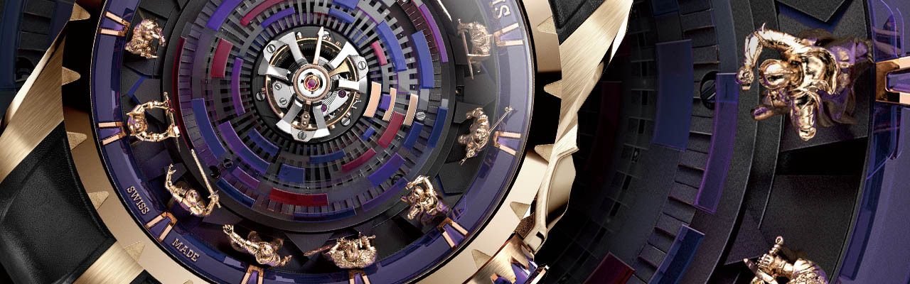 羅杰杜彼圓桌騎士單陀飛輪腕錶