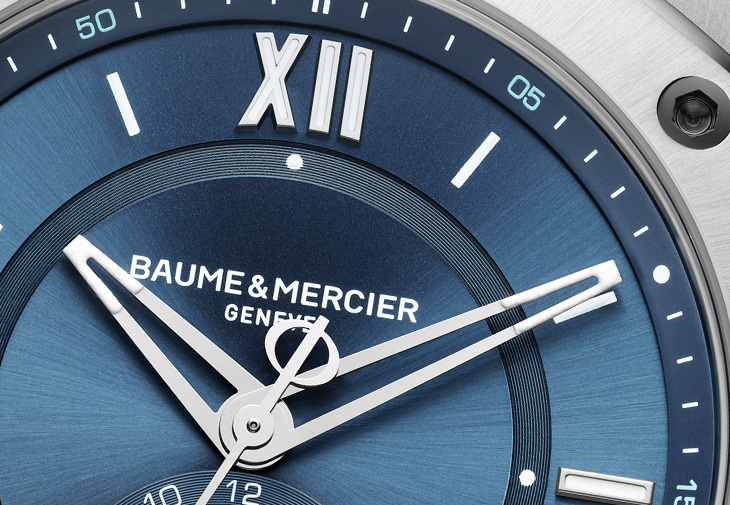BAUME & MERCIER名士利維拉系列Baumatic潮汐顯示自動上鍊腕錶