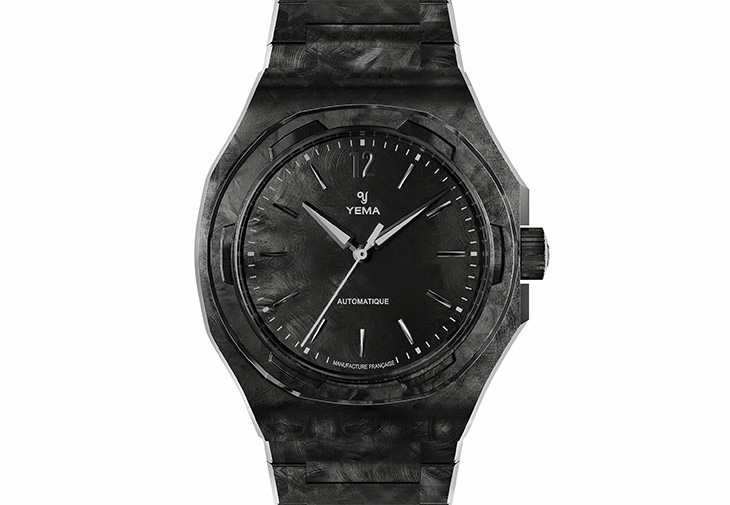 YEMA野馬錶Wristmaster Traveller CMM.20黑色手工刷紋限量版腕錶