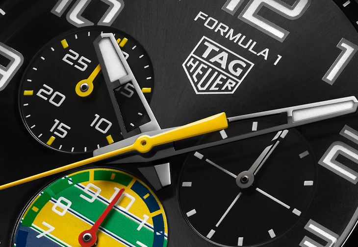 TAG Heuer泰格豪雅Formula 1 x Senna特別版計時腕錶