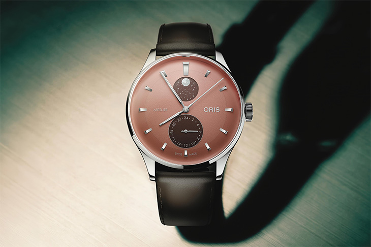 自成一格 ORIS Artelier雙時區月相腕錶