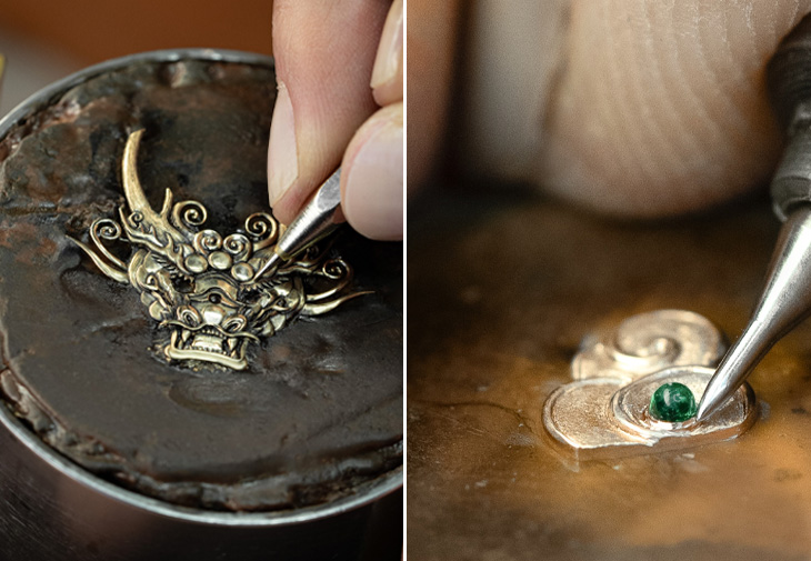 JAQUET DROZ雅克德羅Tourbillon Skelet Red Gold Dragon Mask特別款腕錶