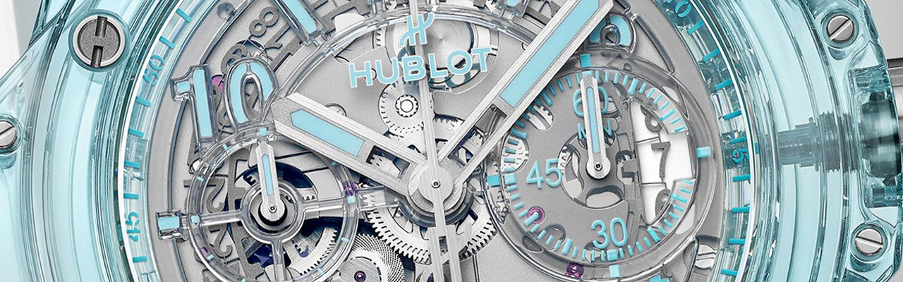 HUBLOT宇舶Big Bang Unico湖水藍寶石計時碼錶