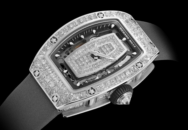 RICHARD MILLE RM 07-01白金方形切割鑽石款