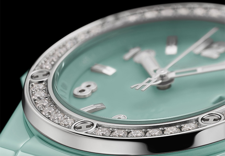 HUBLOT宇舶Big Bang One Click 薄荷綠陶瓷鑽錶