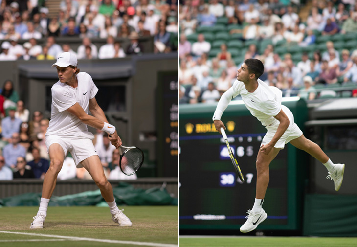 詹尼克 ‧ 辛納 Jannik Sinner；卡洛斯．艾卡拉茲 Carlos Alcaraz