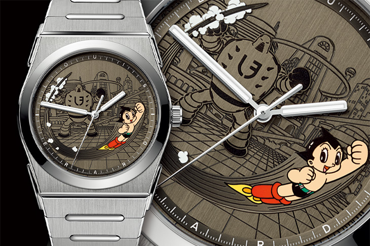 以立體浮雕重現原子小金剛／LOUIS ERARD × Astro Boy 聯名腕錶