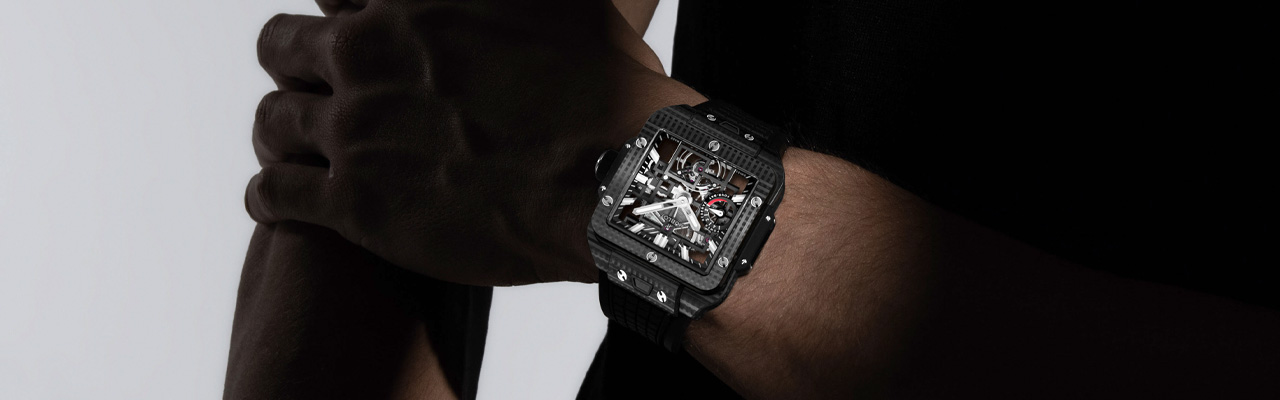 HUBLOT宇舶Square Bang陀飛輪四日動力儲存腕錶