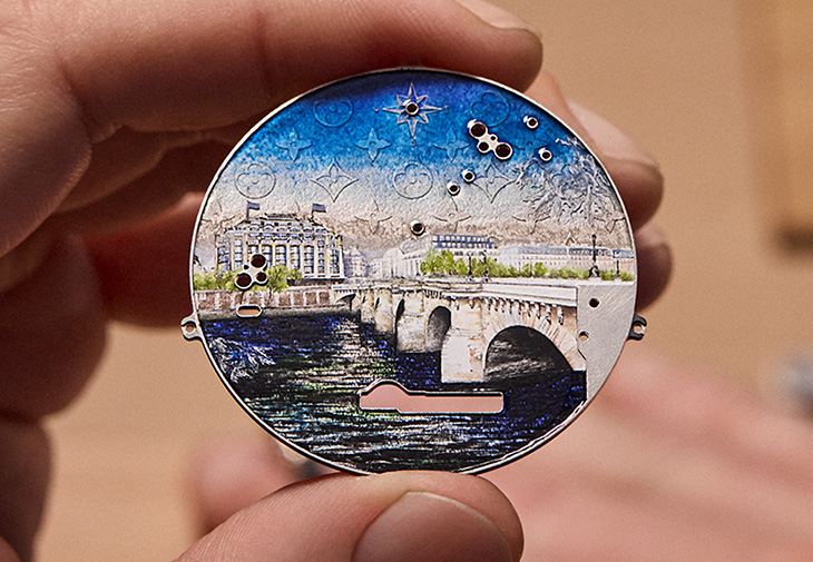 路易威登LOUIS VUITTON Escales autour du Monde系列 Escale au Pont-Neuf懷錶