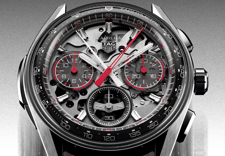 TAG HEUER泰格豪雅Carrera雙追針計時腕錶