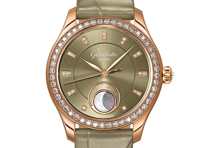 GLASHÜTTE ORIGINAL格拉蘇蒂原創Serenade Luna小夜曲月相腕錶
