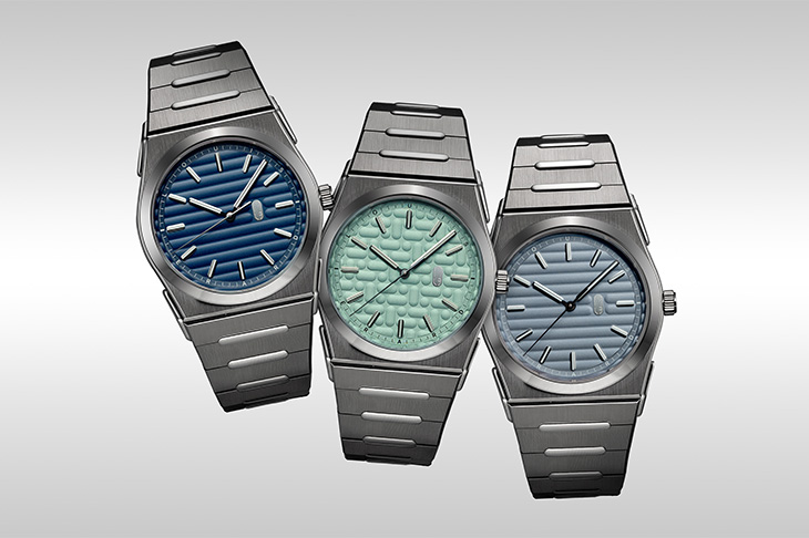 全新視覺衝擊！精鋼與鈦金屬的雙重組合 LOUIS ERARD 2340