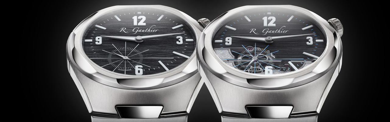 C by Romain Gauthier 鈦金鏈帶腕錶