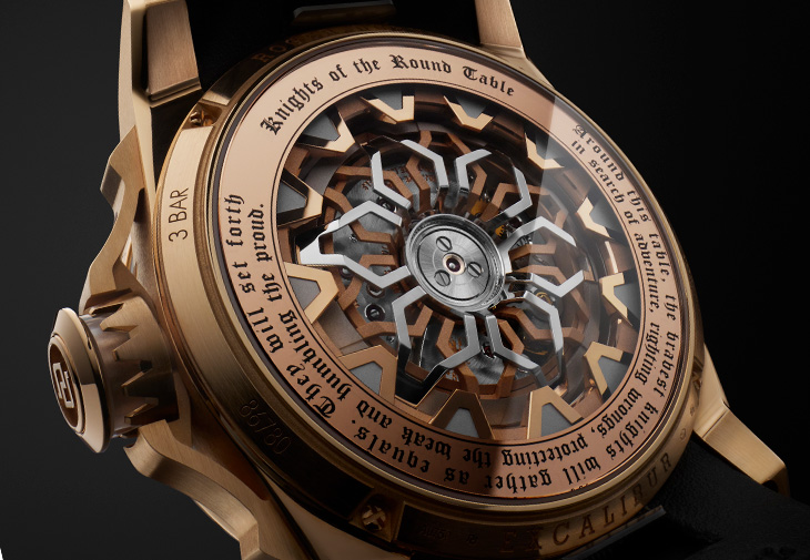 ROGER DUBUIS羅杰杜彼Excalibur Knights of the Round Table–The Enchanter Merlin圓桌騎士系列魔法師梅林限量腕錶
