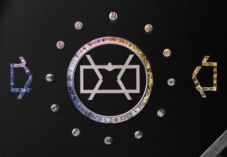 ULYSSE NARDIN雅典錶Blast系列 [ Sparkling Rainbow]鏤空陀飛輪虹彩珠寶腕錶