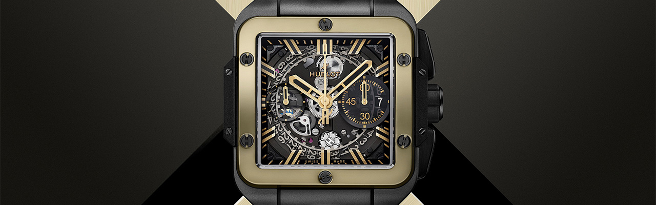 HUBLOT宇舶SQUARE BANG UNICO魔力金計時碼錶系列