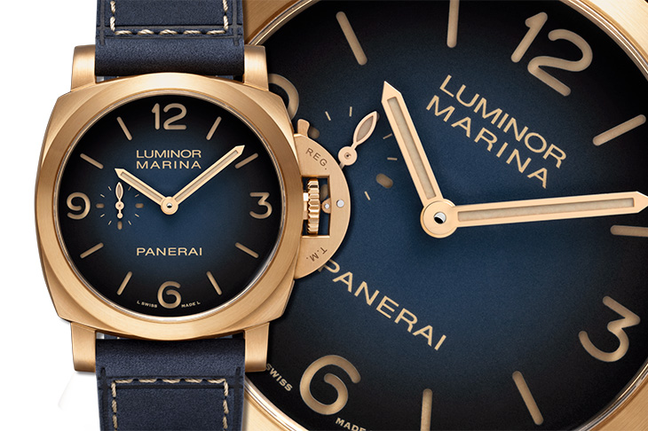 青銅航海風／PANERAI Luminor Marina PAM01678青銅腕錶