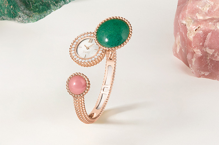 以浪漫寶石妝點經典金珠 梵克雅寶推出全新Perlée系列