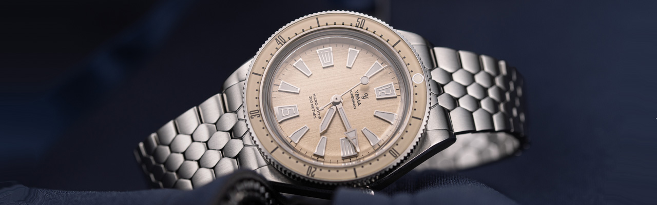 野馬錶YEMA Superman Skin Diver Cmm.20潛水腕錶