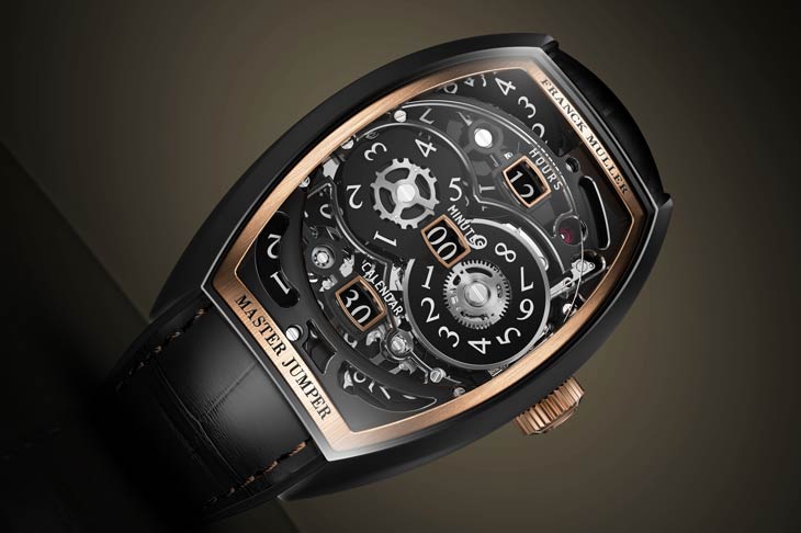 時、分、日期同步跳轉！FRANCK MULLER Master Jumper Skeleton三重瞬跳腕錶／2026 WPHH